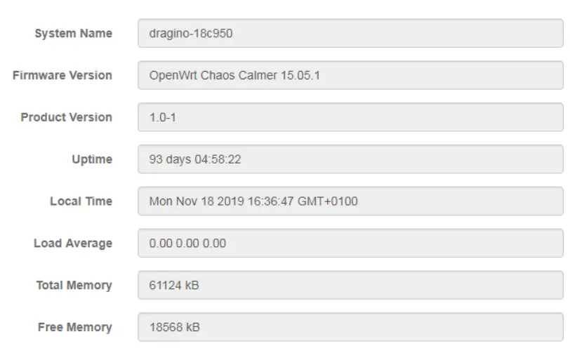 lundix it SPC Bridge Modbus Integration of Vanderbilt SPC Intrusion System User Manual - System Info