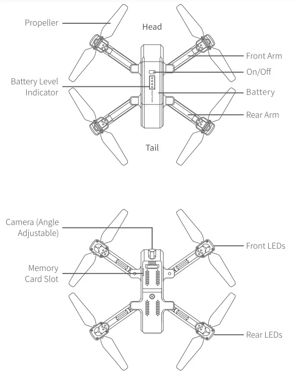 SNAPTAIN SP510 2.7K Foldable GPS Drone-10