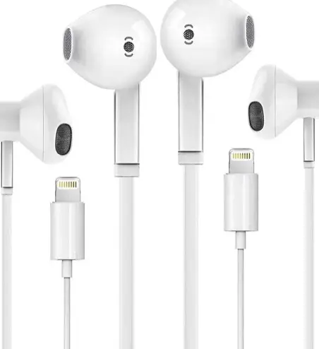 2-Pack-iPhone-Earbuds-[Apple MFi Certified]-Wired-in-Ear-Stereo-Noise-Canceling-headphones-image