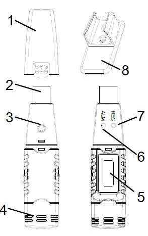 TRIPLETT RHDL50 Humidity and Temperature Data Logger-FIG1