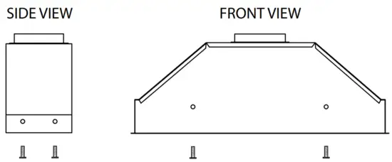 schweigen UM 9S 900mm Silent Undermount Rangehood - Mounting