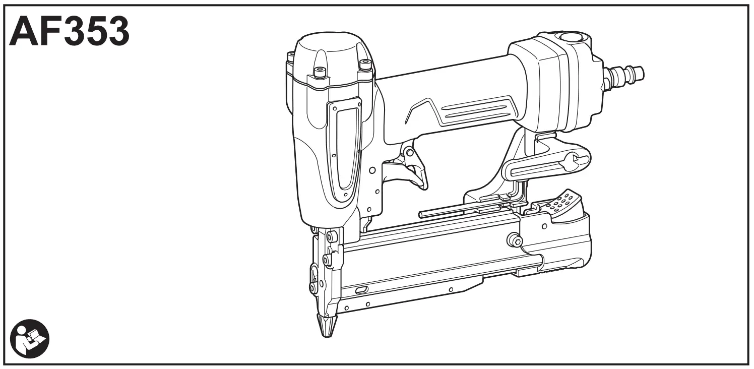 makita AF353 Pneumatic Pin Nailer - FIG