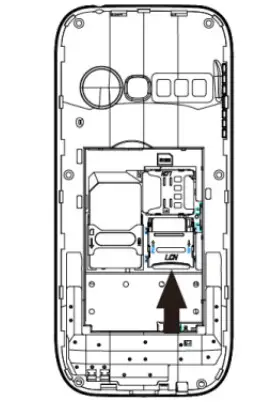 DENVER Senior Phone goldTurn ON