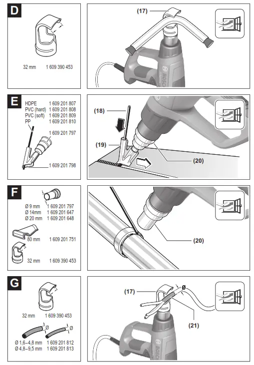 BOSCH GHG 20 63 Professional 2300W Electric Corded Heat Gun - fig 2