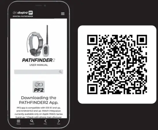 dogtra PATHFINDER2 MINI GPS Electronic Dog Training Collar - qr