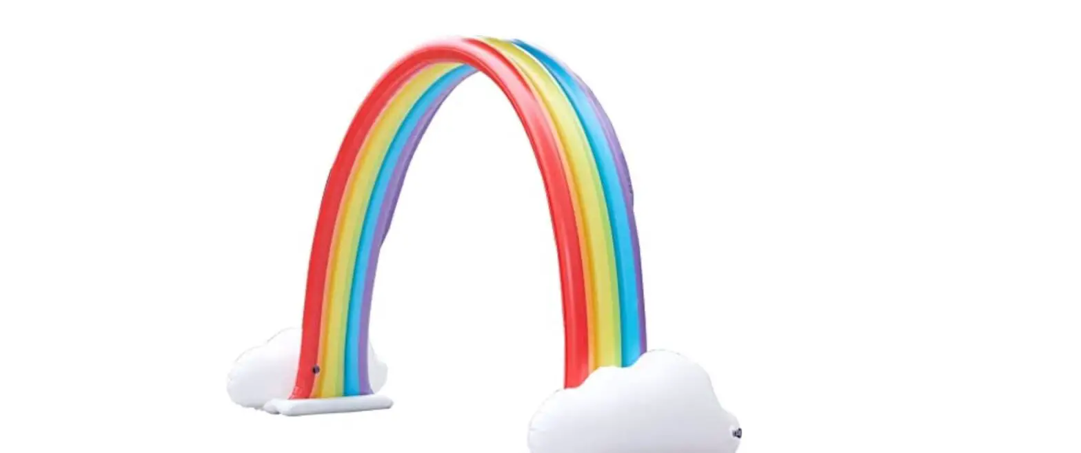 Teamson Kids Tk-48251r Rainbow Inflatable Sprinkler User Manual