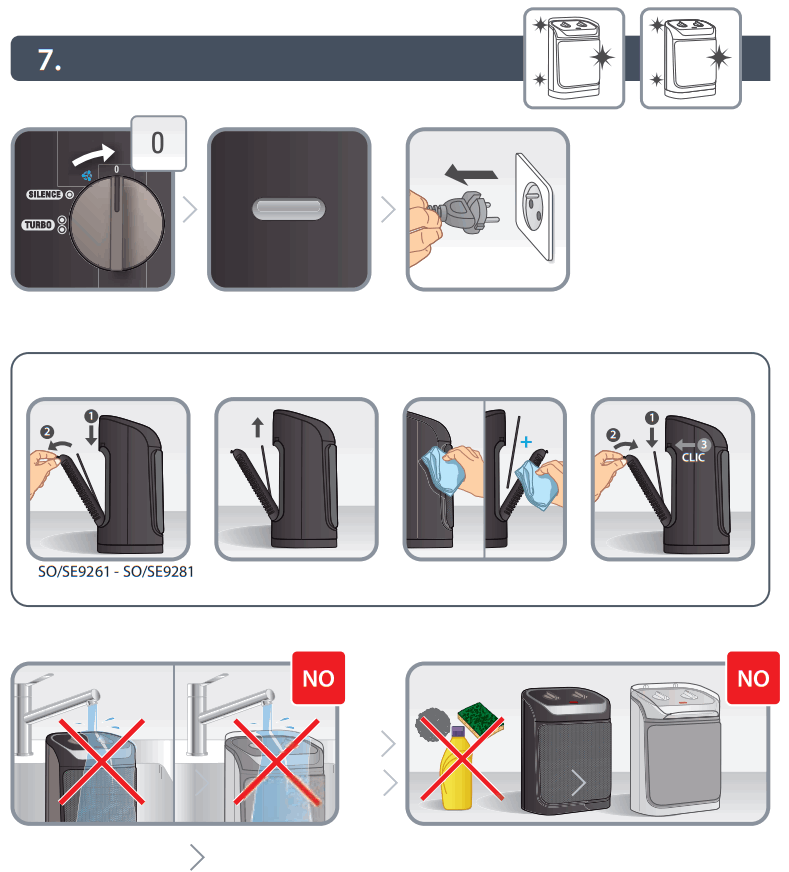 Rowenta SO9261 Mechanic Ceramic Fan Heater - fig 1
