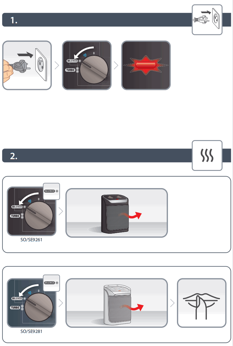 Rowenta SO9261 Mechanic Ceramic Fan Heater - fig 4