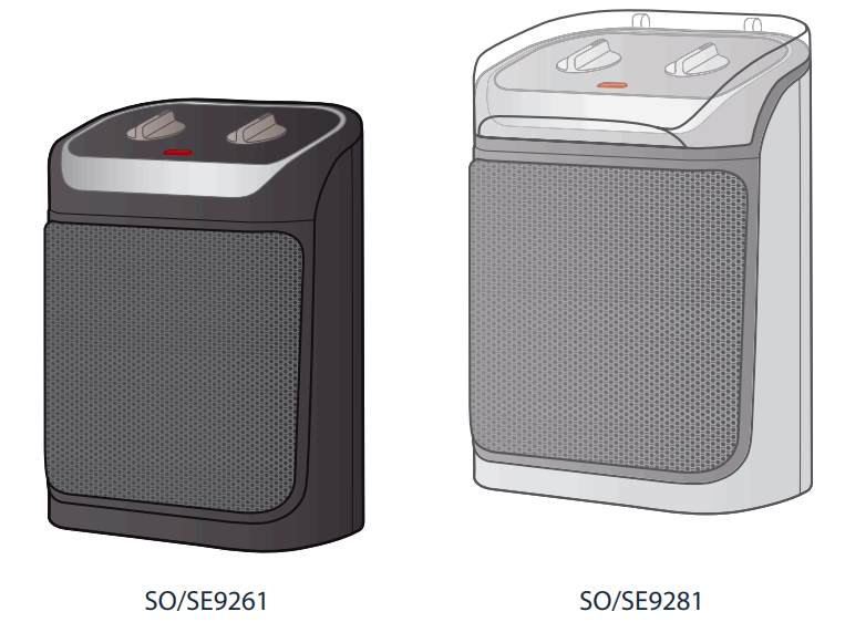 Rowenta SO9261 Mechanic Ceramic Fan Heater
