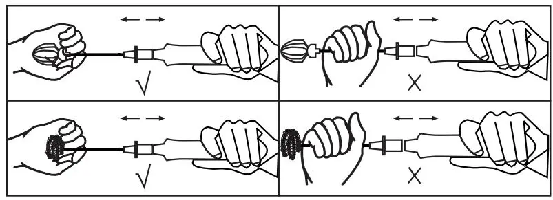 JOOM EW-071 Multifunctional Electric Rechargeable Mixer User Manual - How to install the whisk