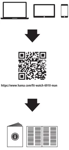hama 00178610 Fit Watch 6910 Smartwatch - Fig 5