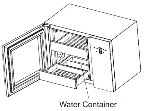 EQUATOR CH 140 ADVANCED Appliances CIGAR HUMIDOR - Adding Water