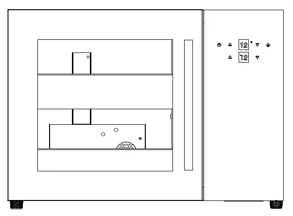 EQUATOR CH 140 ADVANCED Appliances CIGAR HUMIDOR - Cover