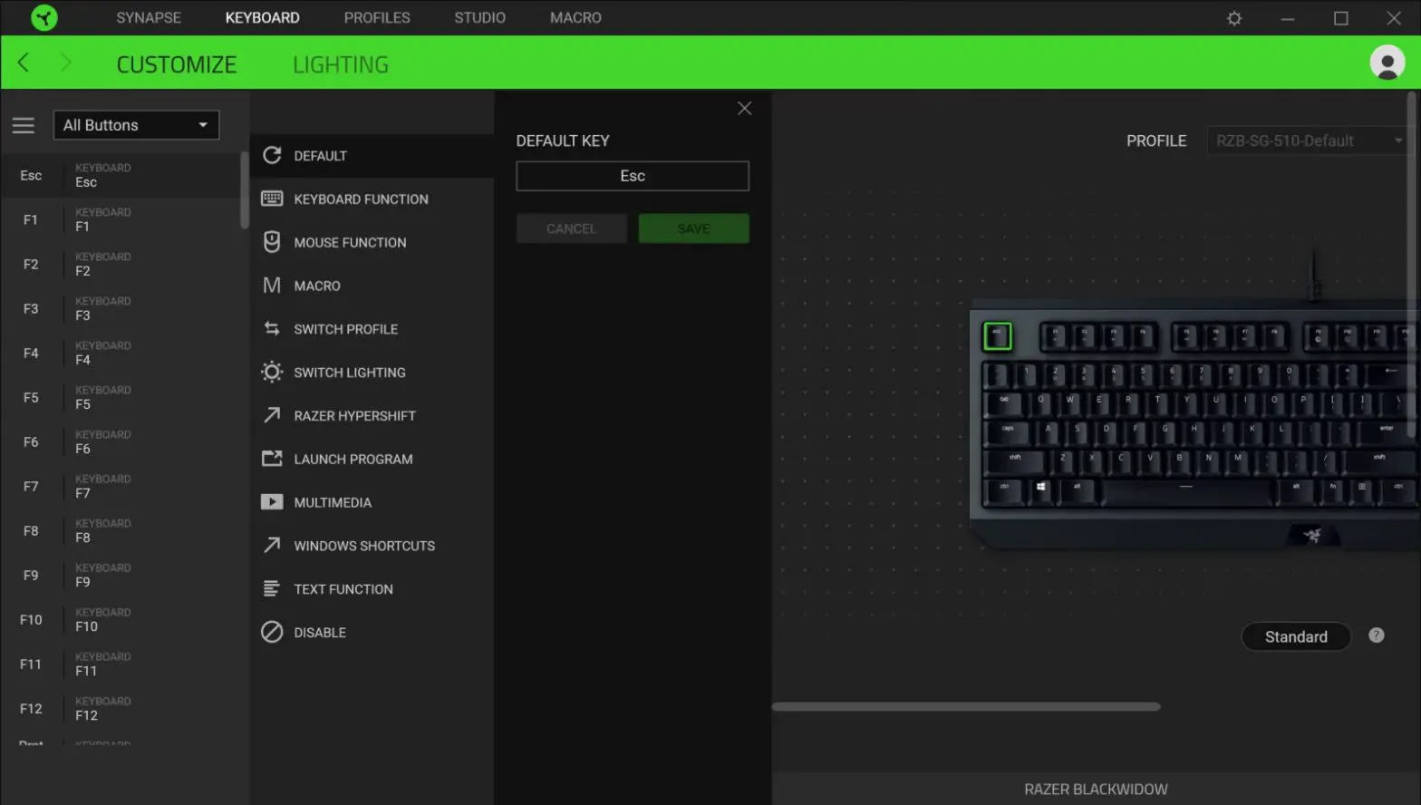 RAZER Blackwindow User Guide- Alternatively, you can skip