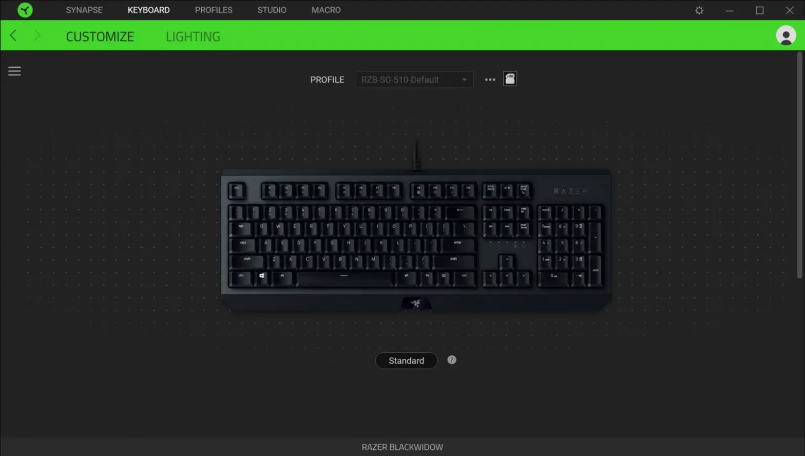 RAZER Blackwindow User Guide- KEYBOARD