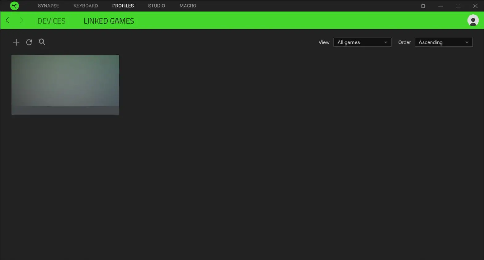 RAZER Blackwindow User Guide- Linked Games