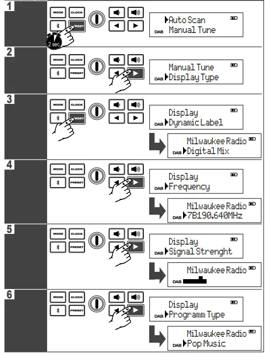 milwaukee M12 RCDAB+ Cordless radio charger DAB+ 12 V 13