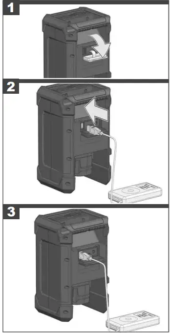milwaukee M12 RCDAB+ Cordless radio charger DAB+ 12 V 22