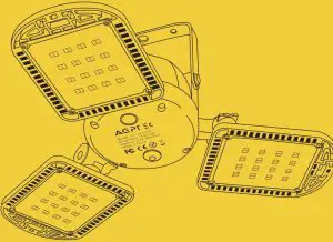 AEPREK Solar Garage Light