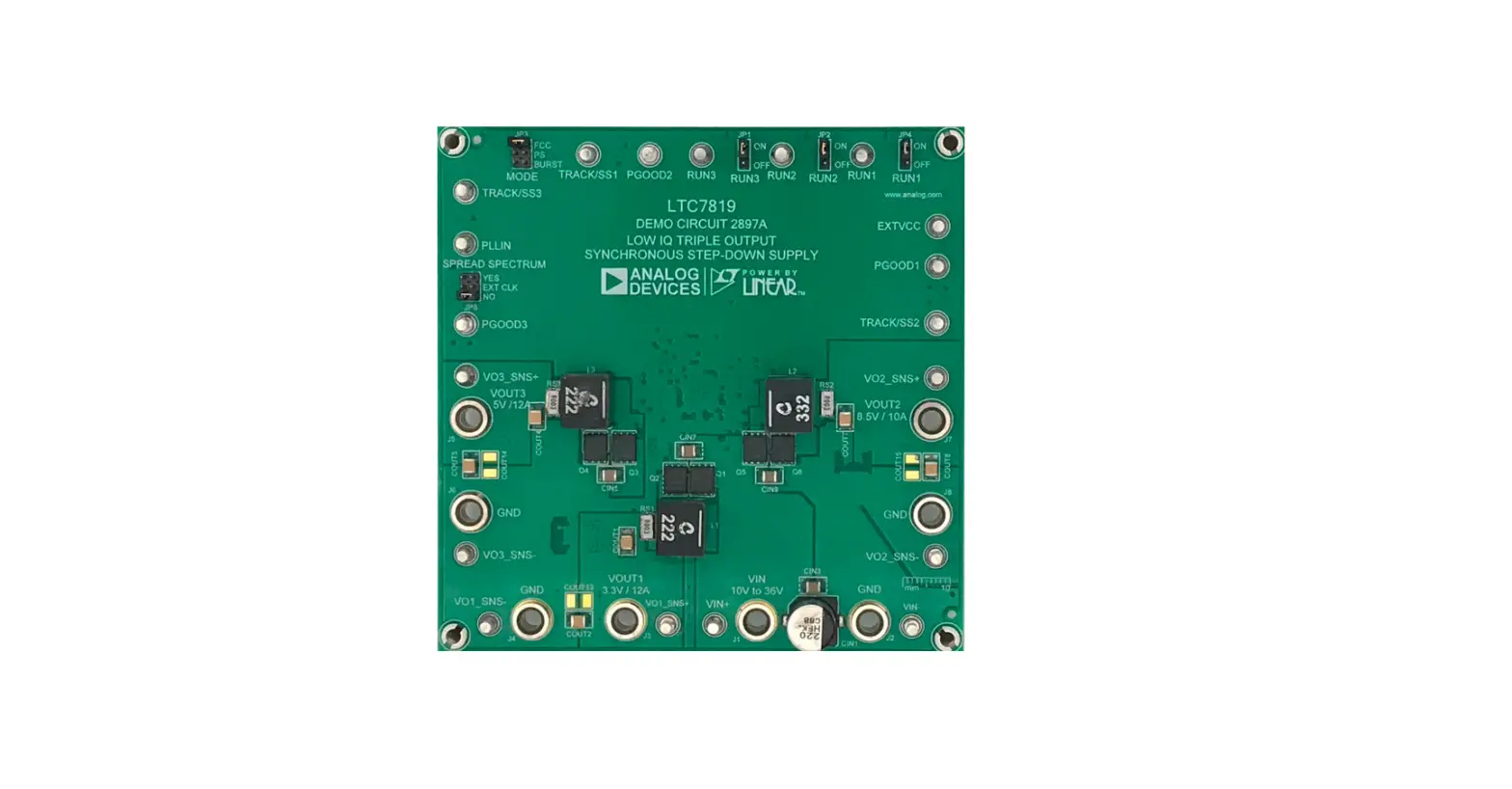 Analog Devices Dc2897a Evaluation Board User Manual