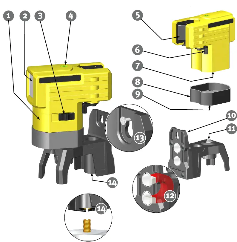 STABILA LAX 50 G Cross Line Laser 01