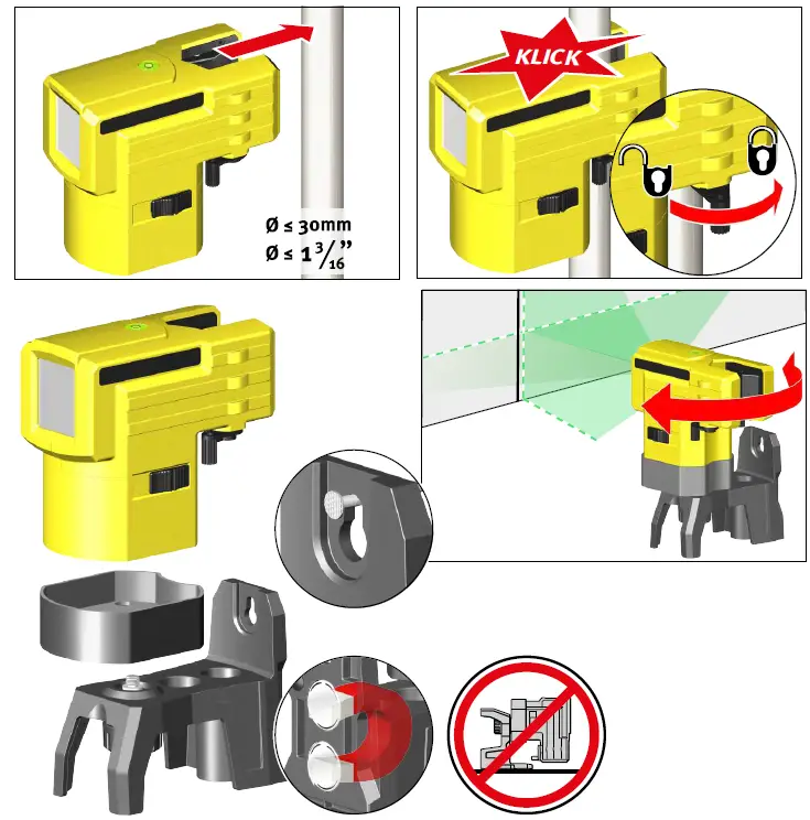 STABILA LAX 50 G Cross Line Laser 08