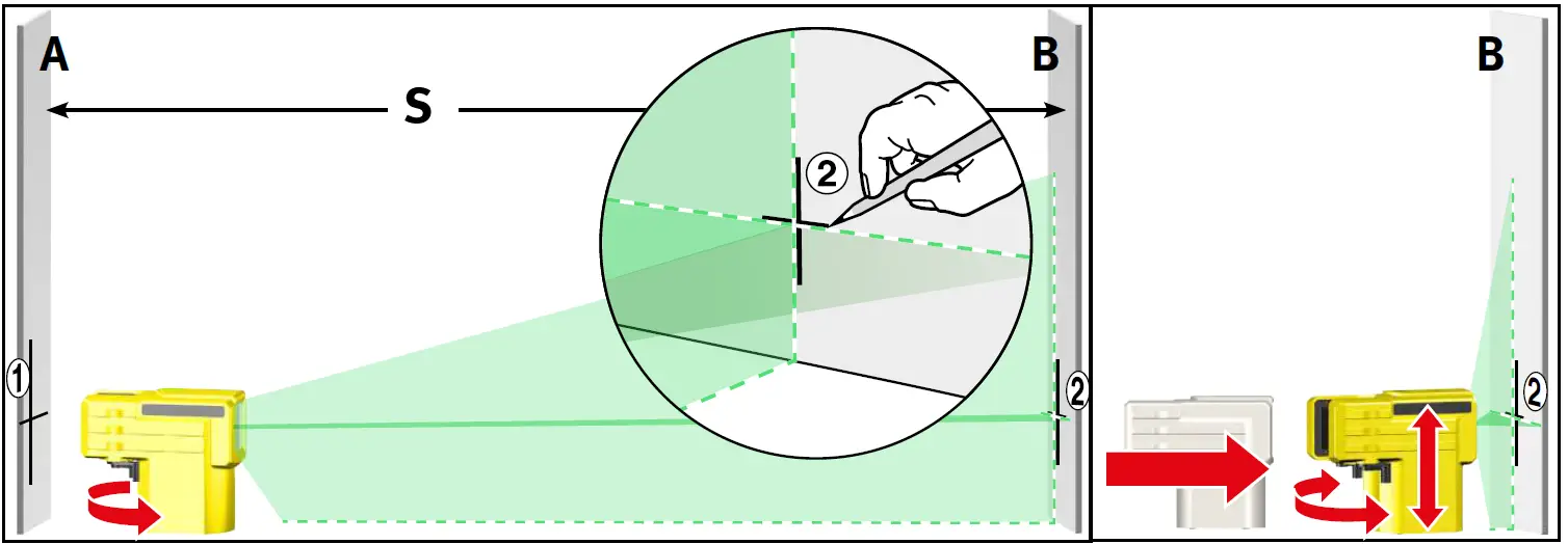 STABILA LAX 50 G Cross Line Laser 12