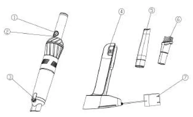 TurboTronic X11 Handheld Vacuum Cleaner 1