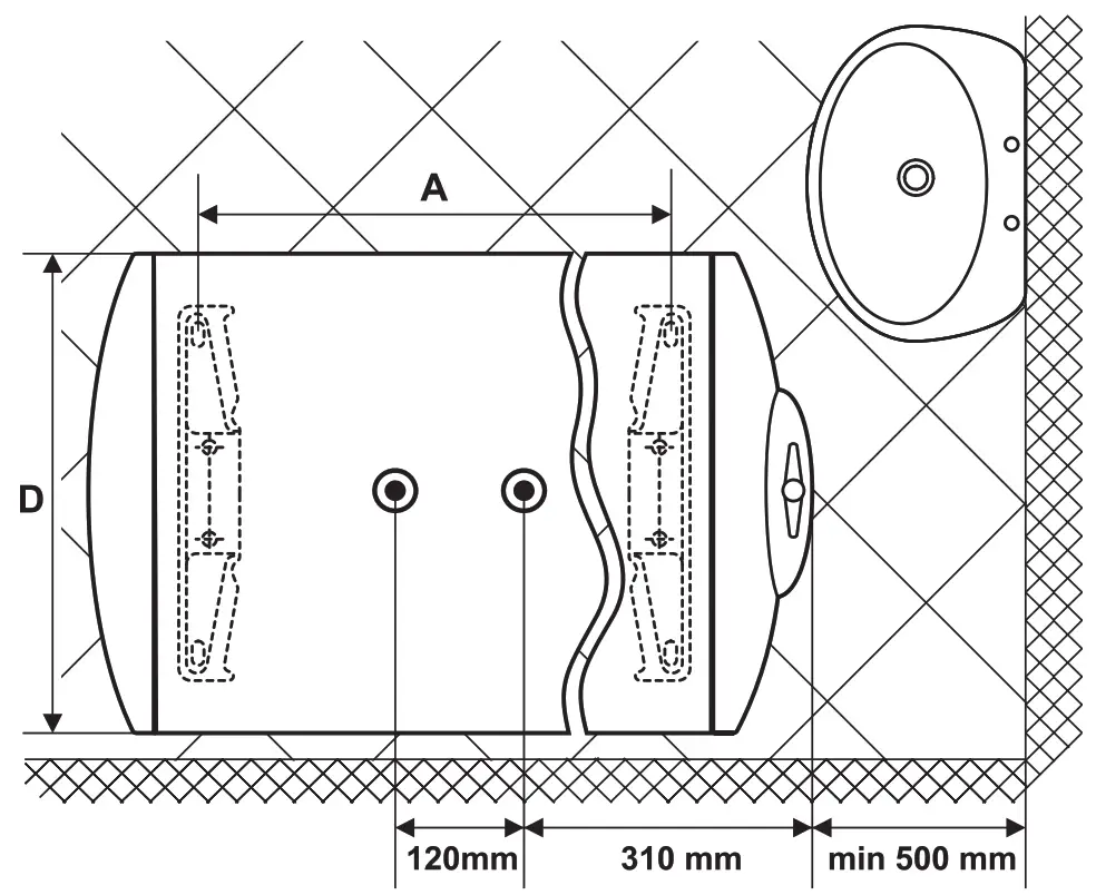 TESY 295 2000 Electric Water Heater - FIG 2