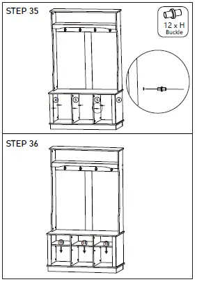 HomE-Depot-White-Painted-Hall-Tree-with-Bench-and-Storage-Cubbies-21