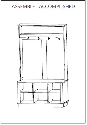 HomE-Depot-White-Painted-Hall-Tree-with-Bench-and-Storage-Cubbies-22