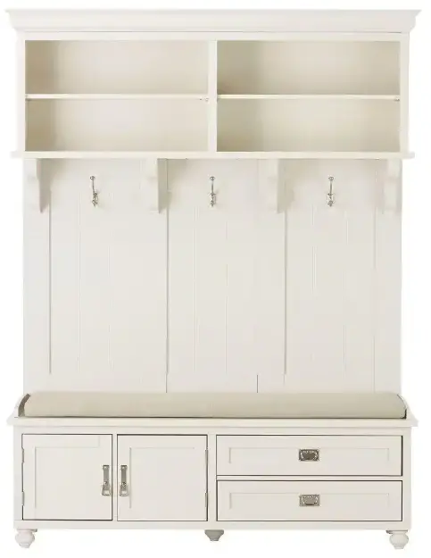 Home-Depot-White-Painted-Hall-Tree-with-BencH-and-Storage-Cubbies-PRODUCT-IMAGE