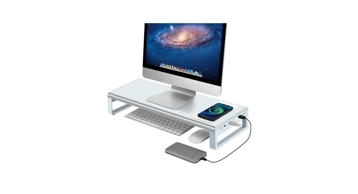 Shenzhen Obc-ums001pro Monitor Stand With Wireless Charger User Manual
