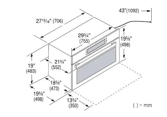 KUCHT-KM30C-Built-In-Microwave-Convection-Oven-fig-2