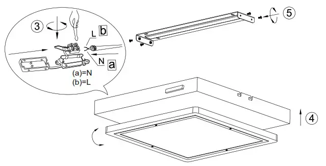 Paul Neuhaus 827808 Q LED Ceiling Light - electrical