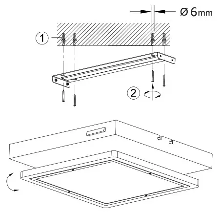 Paul Neuhaus 827808 Q LED Ceiling Light - fitting