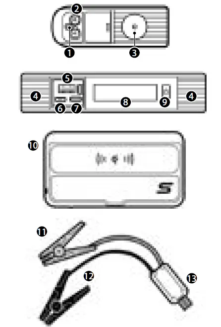 TYPES AC532671 Jump Starter & Wireless Power Bank 01
