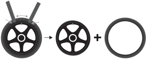 T-nB UMINTUBE10 10 Inch Inner Tube for E-Scooter B