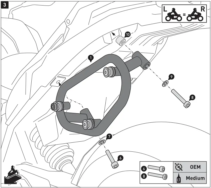 SW-MOTECH HTA-07-945-10000-SL-CSide-Carrier-Left-FIG-5