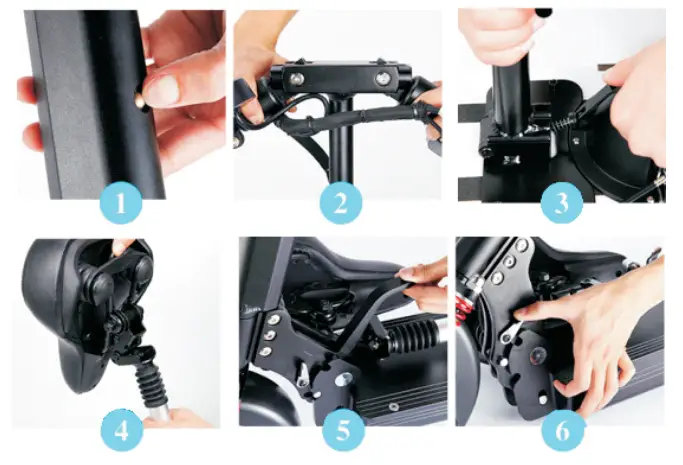 LAOTIE Electric Scoote - FOLDING PROCESS