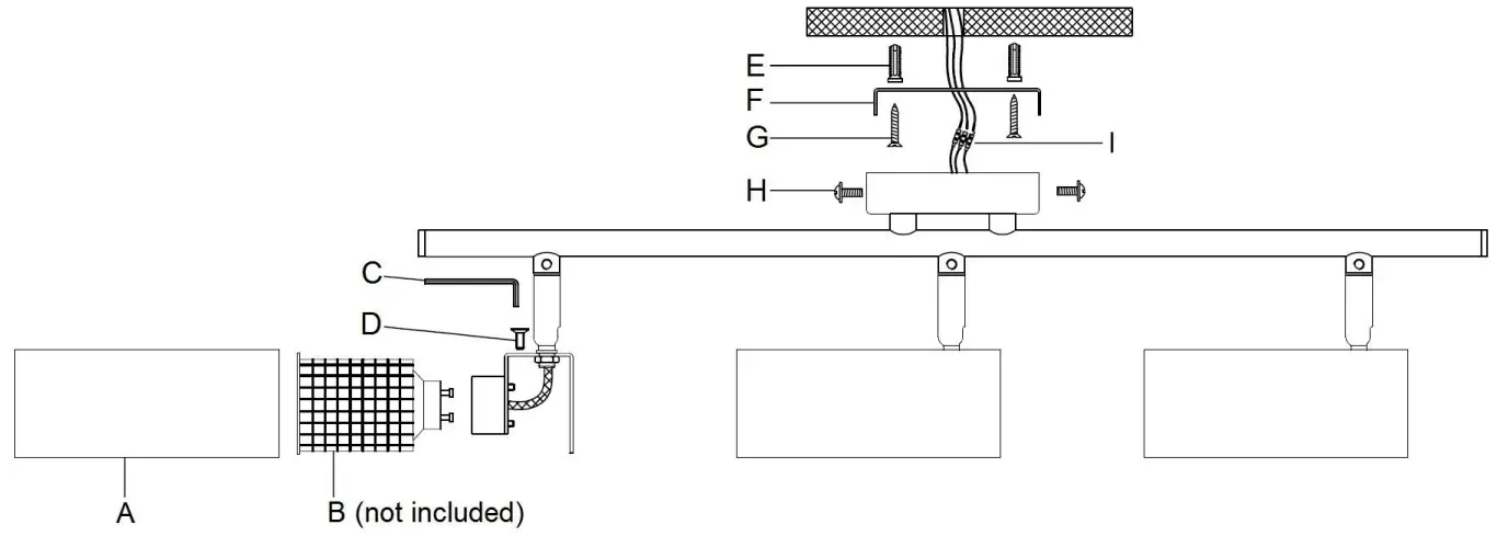 LUCCI 159059 Nevada 3LT Spotlight