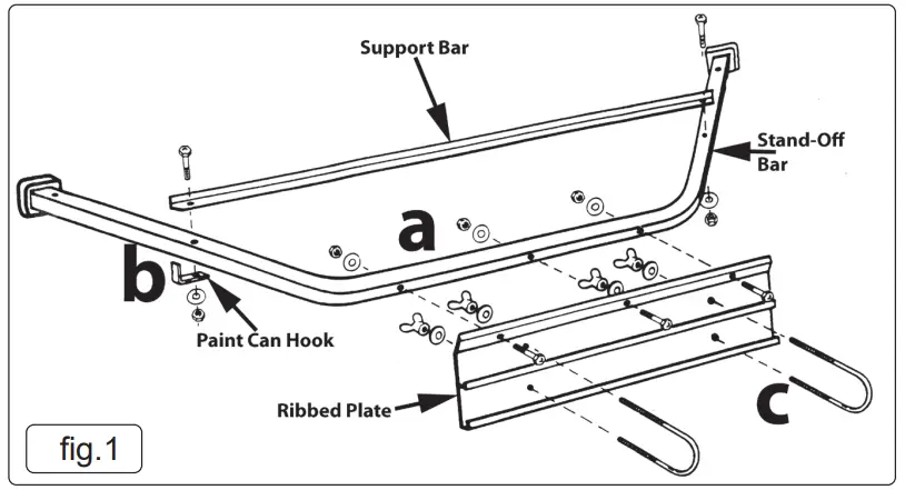SEALEY LAD002 Aluminium Framed Ladder Stand Of- fig1