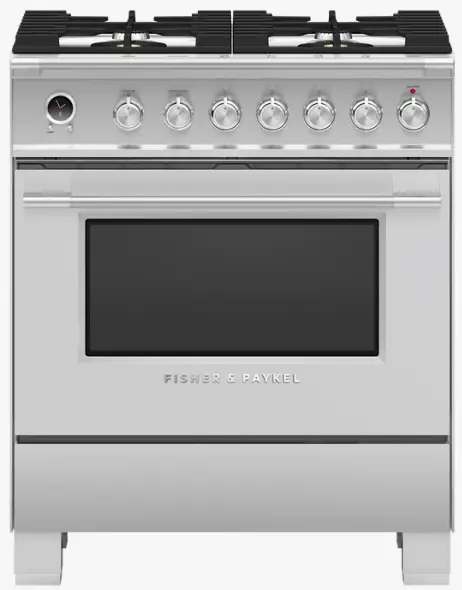 FISHER PAYKEL OR30SCG6X1 Dual Fuel Range