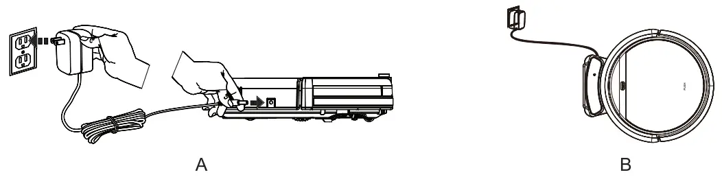 ZACO Robotic Vacuum Cleaner - charge the robot