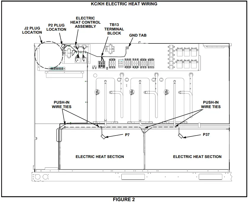 KC/KH ELECTRIC HEAT WIRING