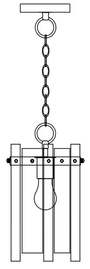 MAXIM LIGHTING 21831 Warren 1LT Mini Pendant Light