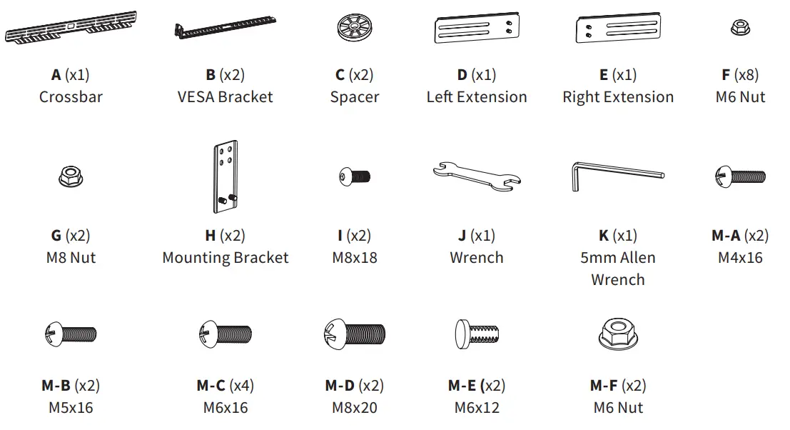VIVO Universal Soundbar Speaker - PACKAGE CONTENTS