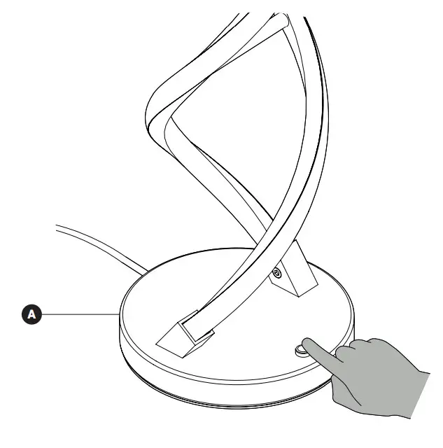 artika TL-SWR-CCR LED Table Lamp Swirl - Figure 4
