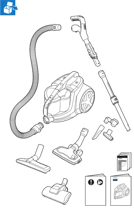 PHILIPS XB9155 Vacuum Cleaner - Overview 1