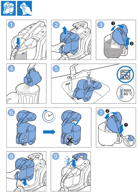 PHILIPS XB9155 Vacuum Cleaner - Overview 8